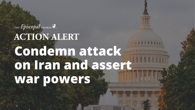 Condemn attack on Iran and assert war powers