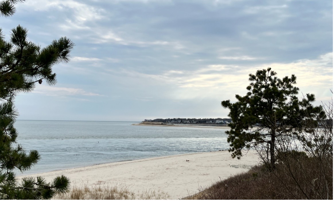 The entrance to Popponesset Bay in Cape Cod, Massachusetts.