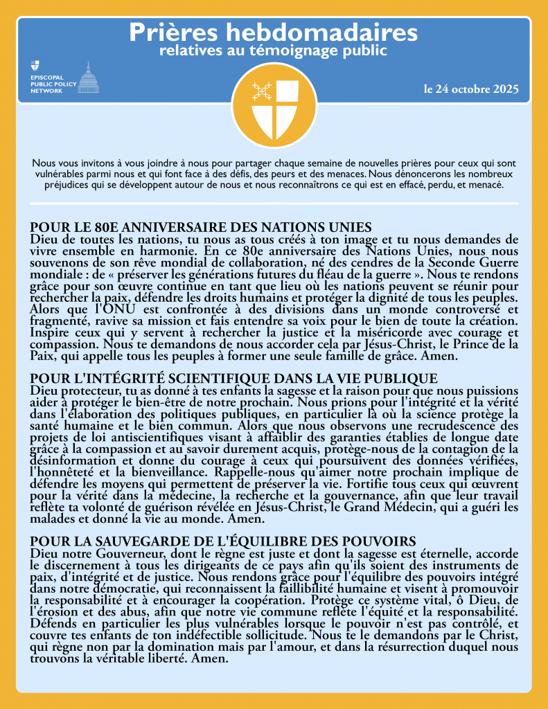 FR Prayers One Pager 10.24.25