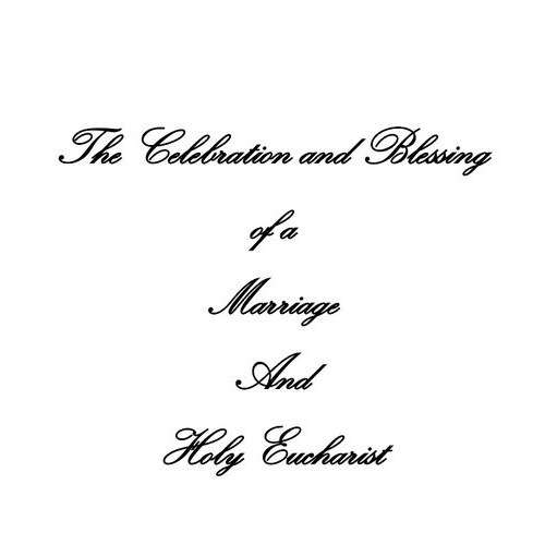 Celebration and blessing of a marriage and Eucharist service (Karen and English)