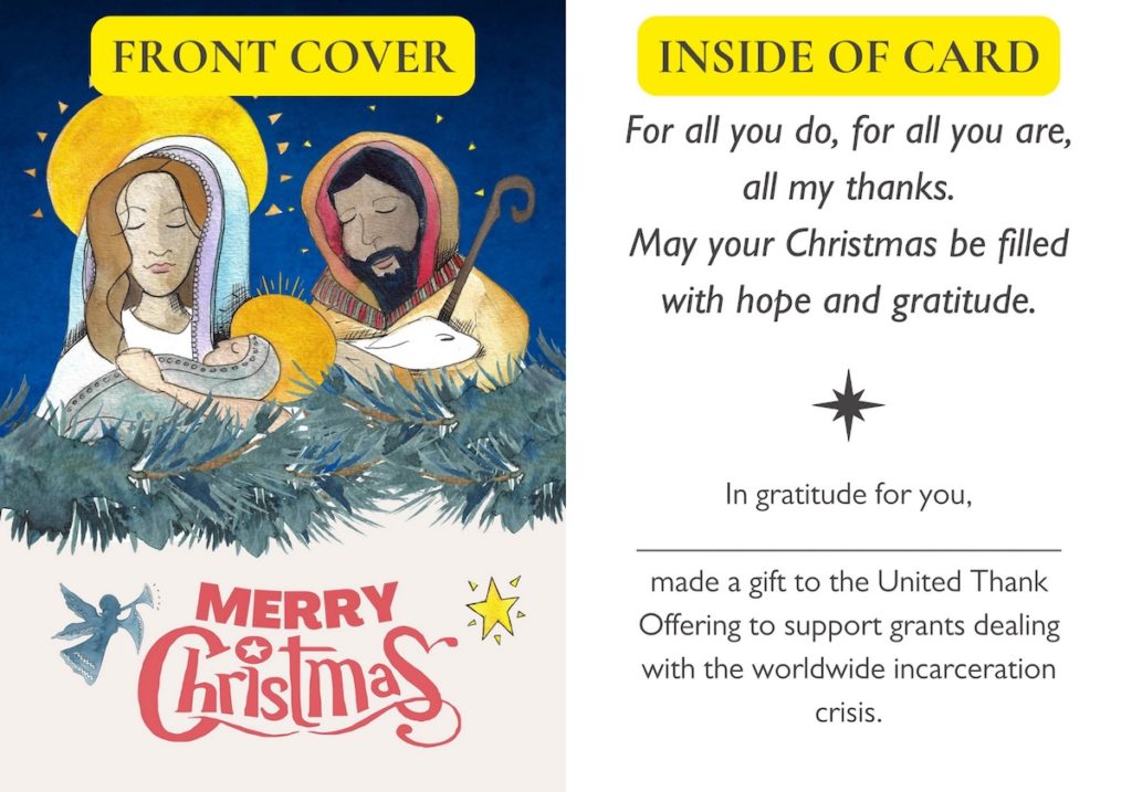 United Thank Offering Christmas card