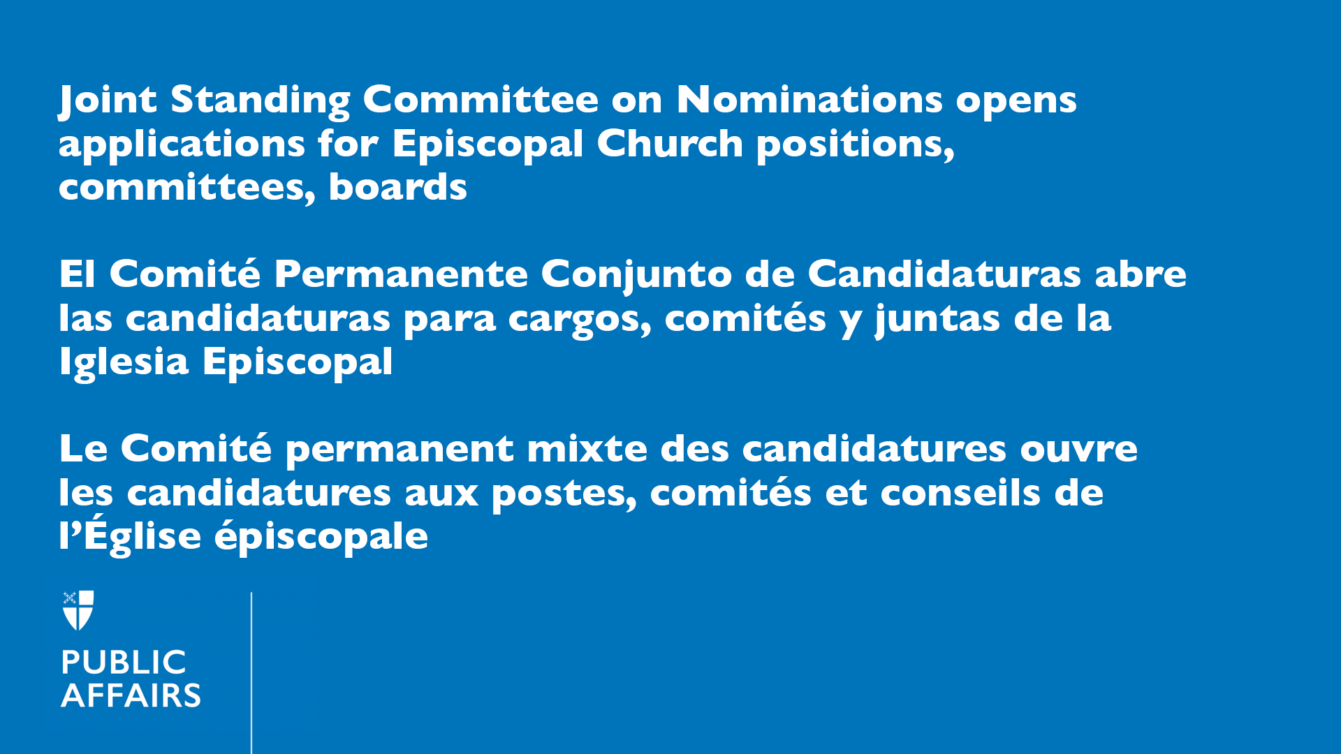 Joint Standing Committee on Nominations opens applications for ...